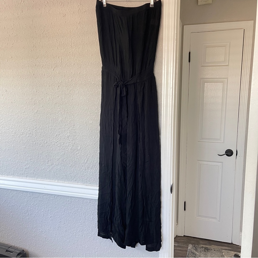 Vici Off Shoulder Strapless Wide Leg Jumpsuit Size L NWT - Picture 10 of 15